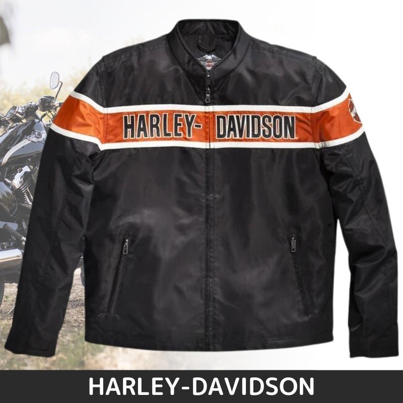 HARLEY DAVIDSON Men's ジェネレーションズジャケット ブラック