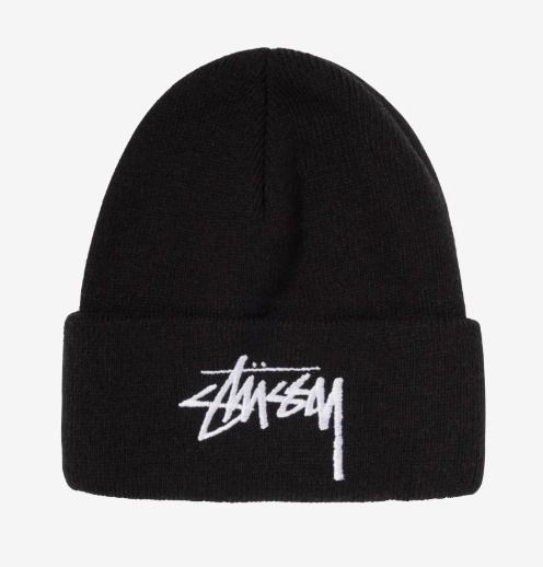☆送料・関税込☆Stussy☆Stussy Big Stock Cuff Beanie Black