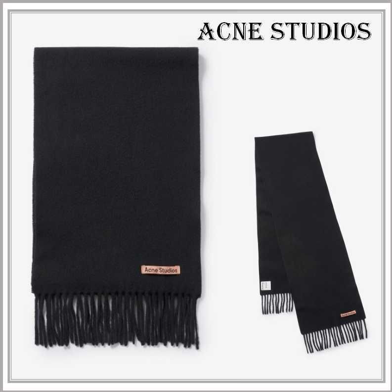 関税込】◇ACNE STUDIOS アクネ◇スキニー ウール マフラー (Acne
