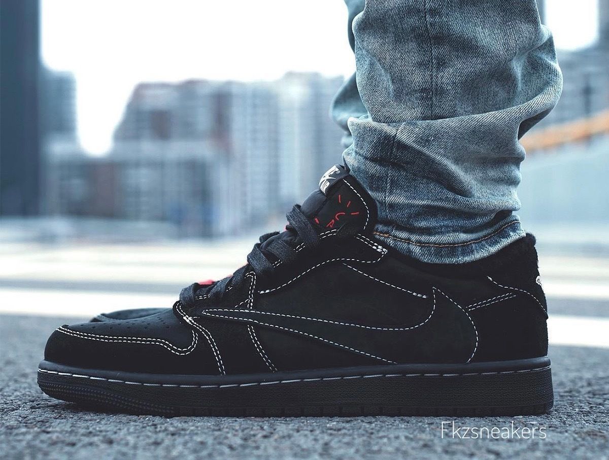 Travis Scott×Nike Air Jordan 1 Low OG Black Phantom 正規品 (Nike