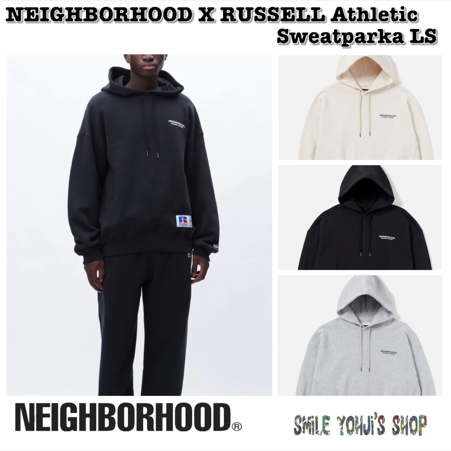 ☆大人気☆NEIGHBORHOOD X RUSSELL Athletic . Sweatparka LS