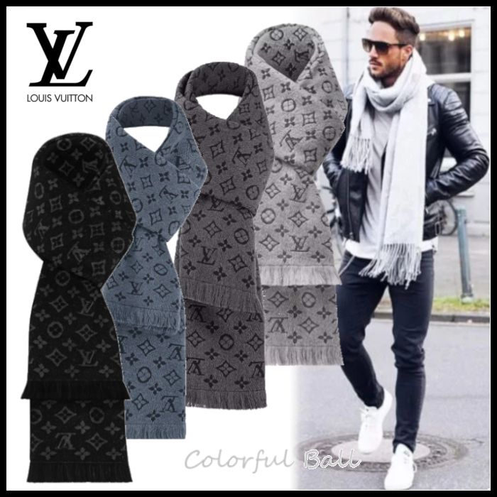 安心国内】Louis Vuitton モノグラム スカーフ マフラー (Louis