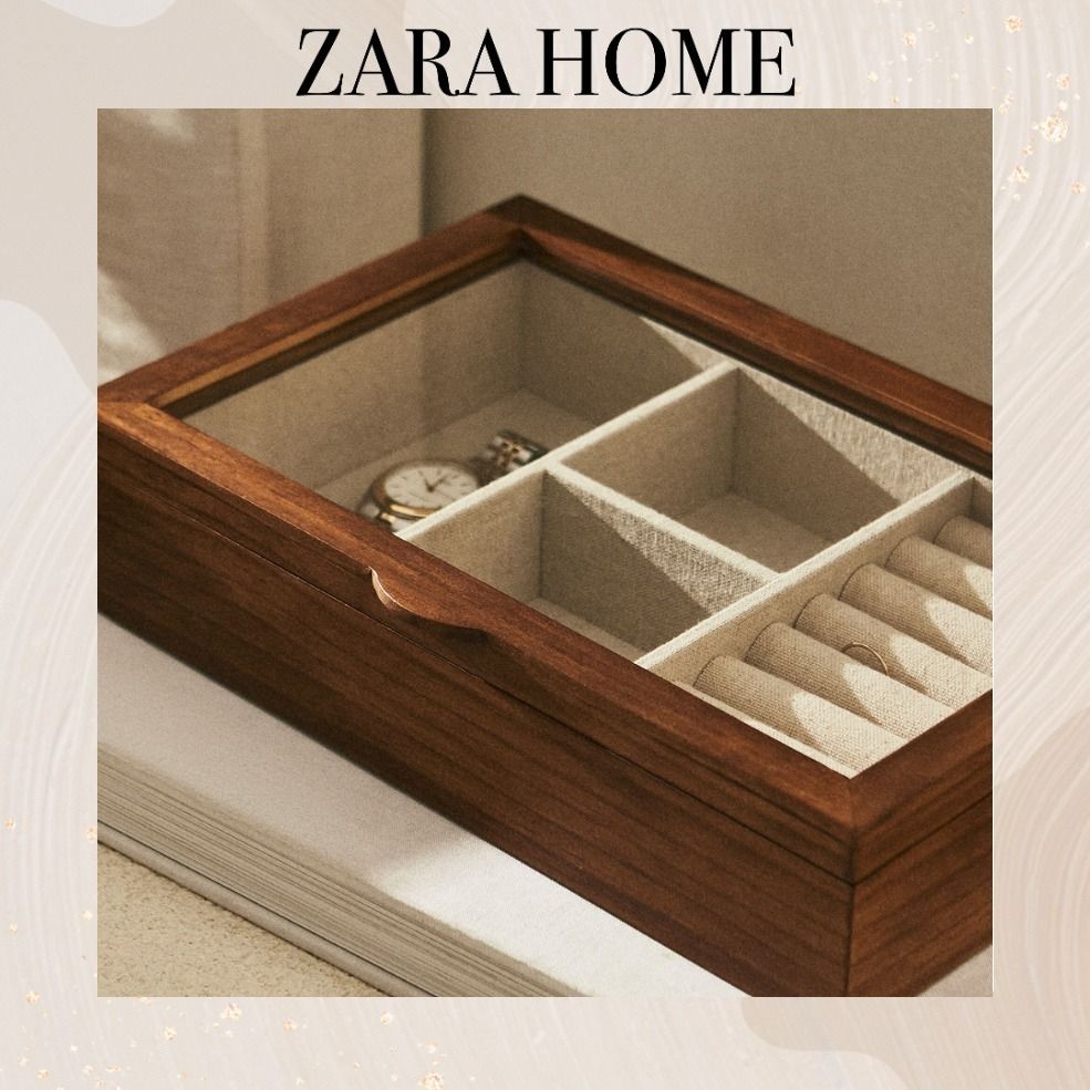 ZARA HOME】ウッド ジュエリーボックス (ZARA HOME/小物入れ(トレイ