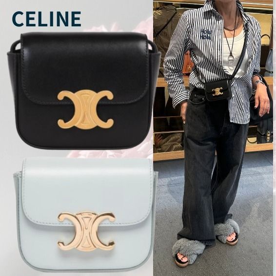 コーデのポイントに☆CELINE☆トリオンフミニショルダーバッグ (CELINE