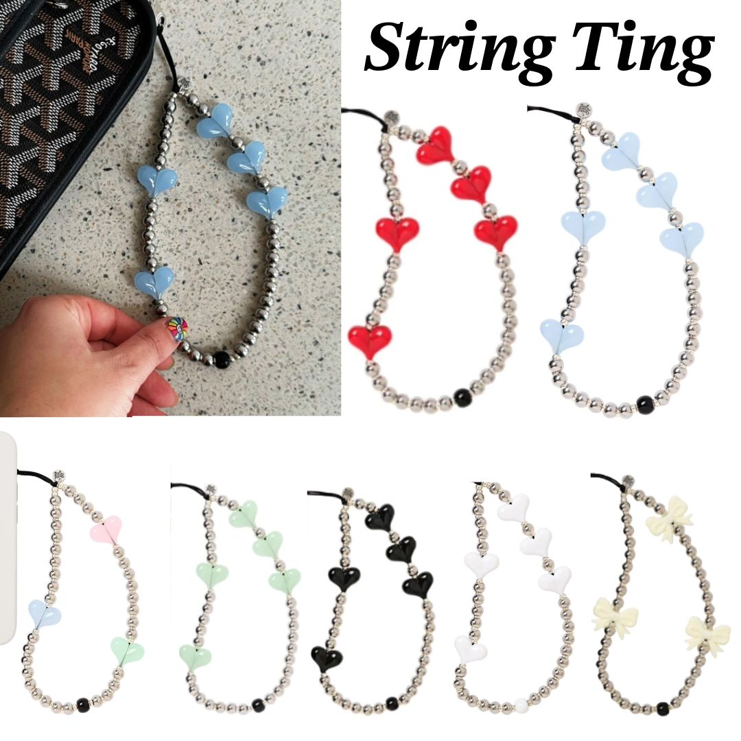 即購入可❣️大人気❣️string ting スチール マイ ハート ストラップ