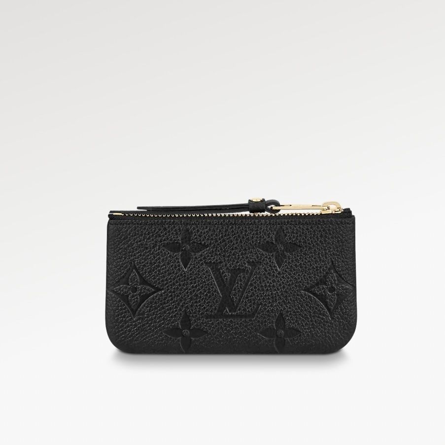 LOUIS VUITTON☆ ギフト◎ レザー 黒 シンプル カードキーケース