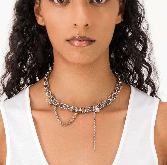 フランス発 ☆Justine Clenquet☆ Lucy チェーンネックレス (Justine