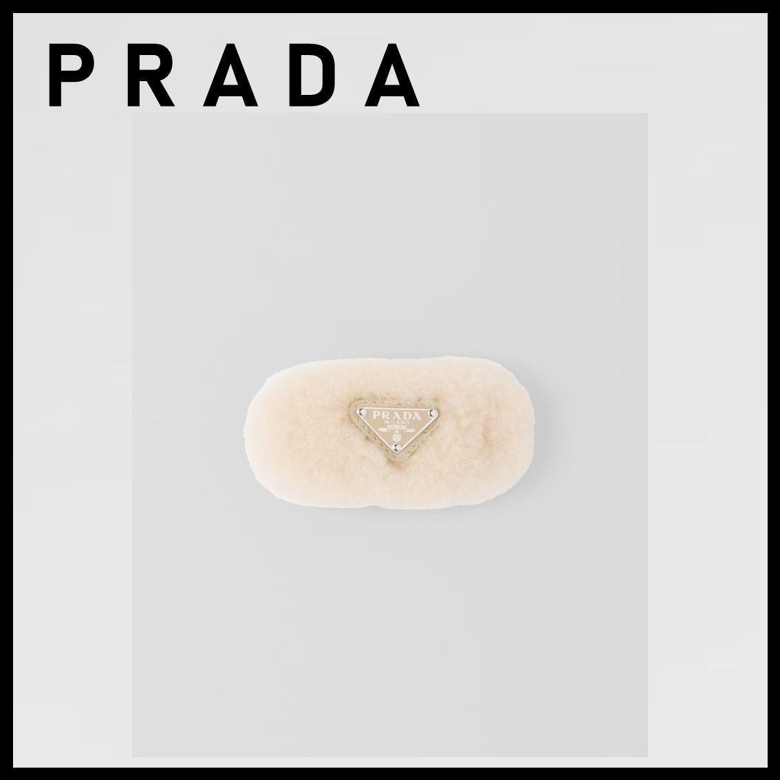 直営店☆PRADA シアリング ヘアクリップ (PRADA/ヘアアクセサリー