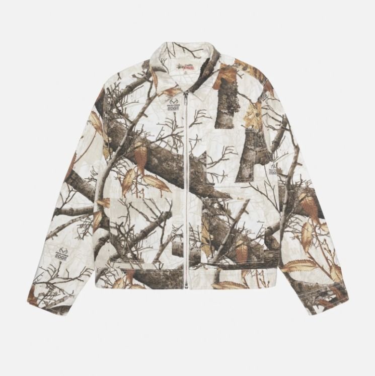 ☆関税込☆STUSSY☆ZIP WORK JACKET REALTREE EDGE☆ (STUSSY