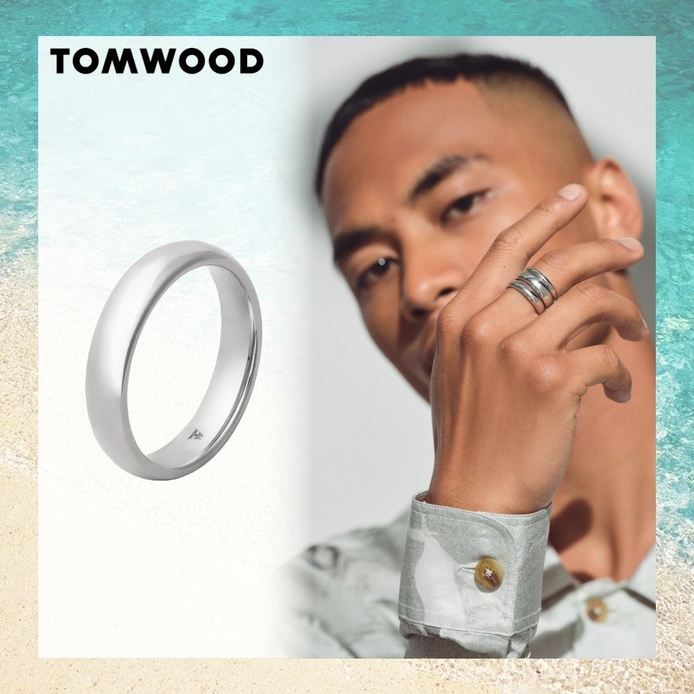 重ね付けに【Tom Wood】Classic Band Medium Polished (Tom Wood/指輪