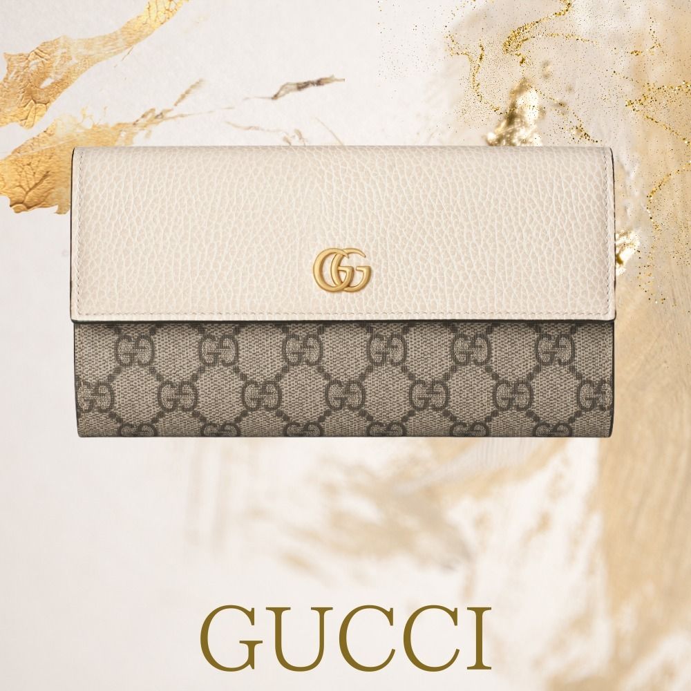 GUCCI】〔GGマーモント〕コンチネンタルウォレット (GUCCI/長財布