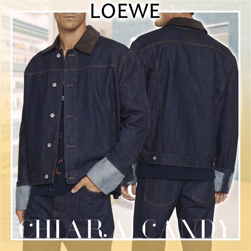 24SS NEW】LOEWE_man / フィッシャーマン デニム ジャケット (LOEWE