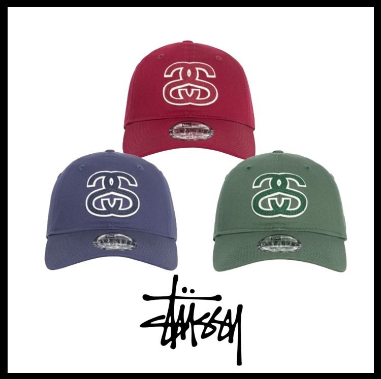 ☆関税込☆STUSSY☆NEW ERA 9TWENTY SS APPLIQUE☆キャップ☆ (STUSSY