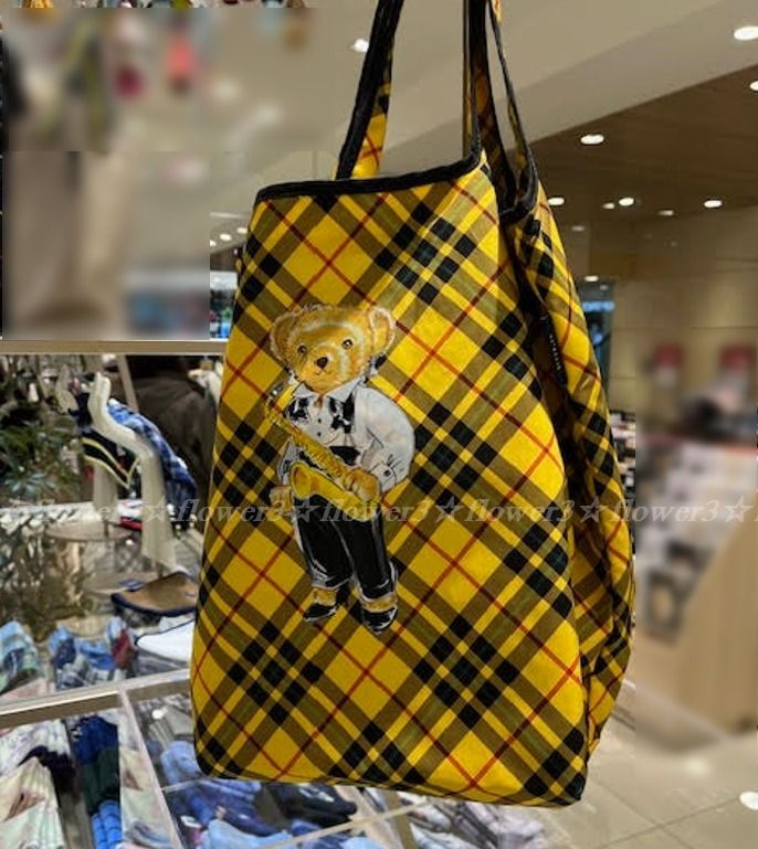 ポロラルフローレン ポロベア 折りたたみバッグ エコバッグ 3色 (POLO