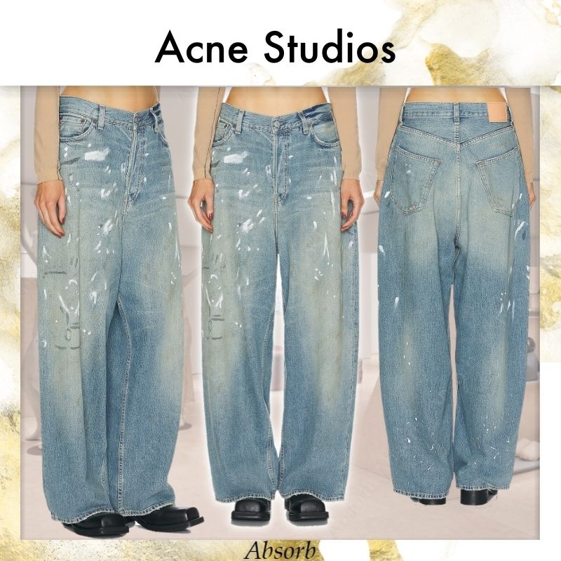 24SS NEW】Acne Studios / ノンストレッチデニム バギーパンツ (Acne