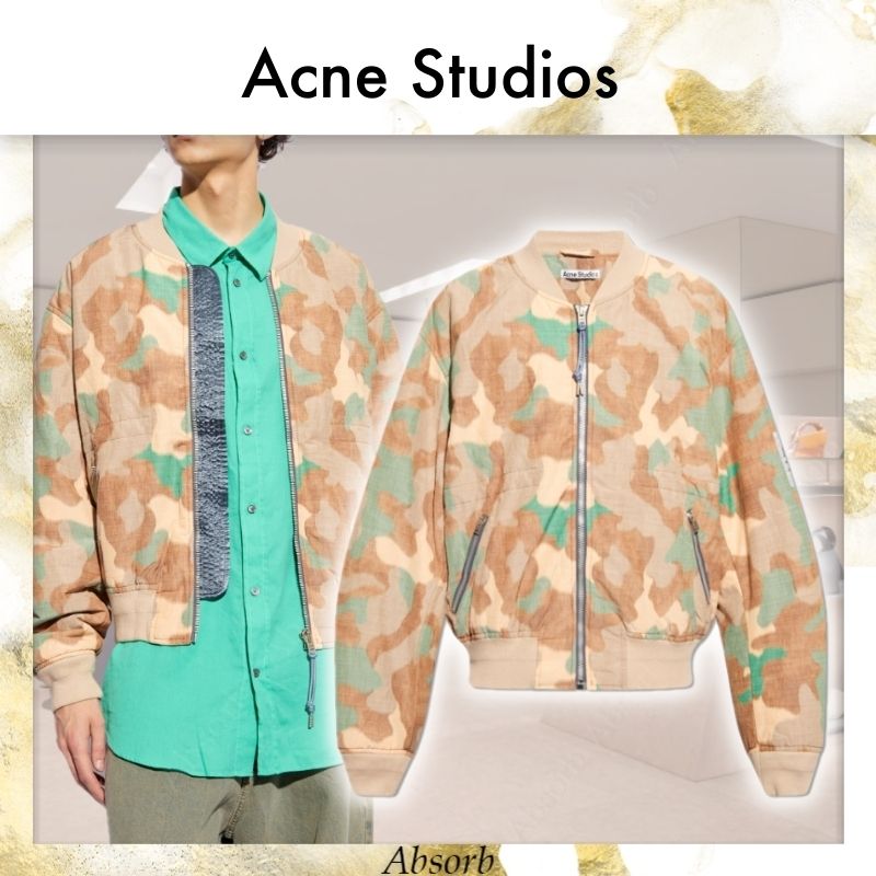 24SS NEW】Acne Studios / カモフラージュ ボンバージャケット (Acne