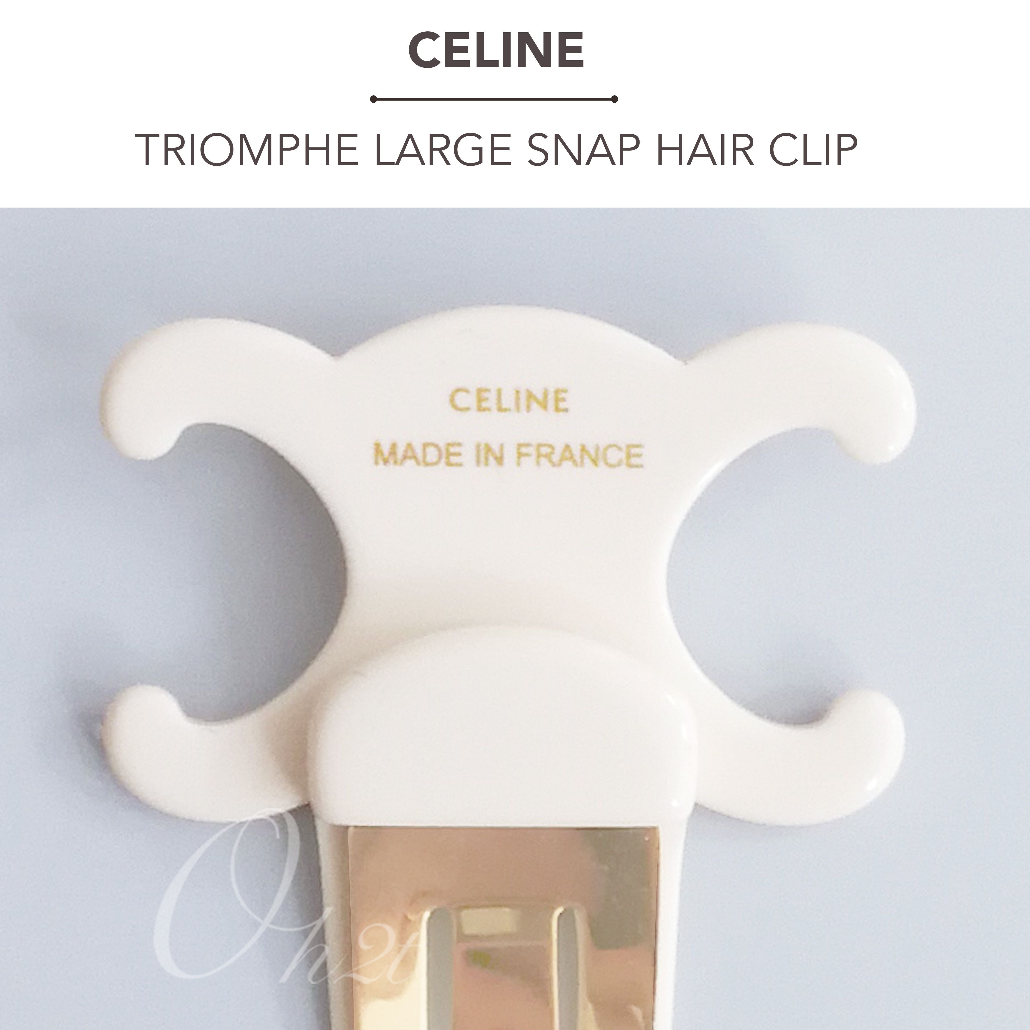 CELINE トリオンフ ラージ スナップ ヘアクリップ (CELINE/ヘア