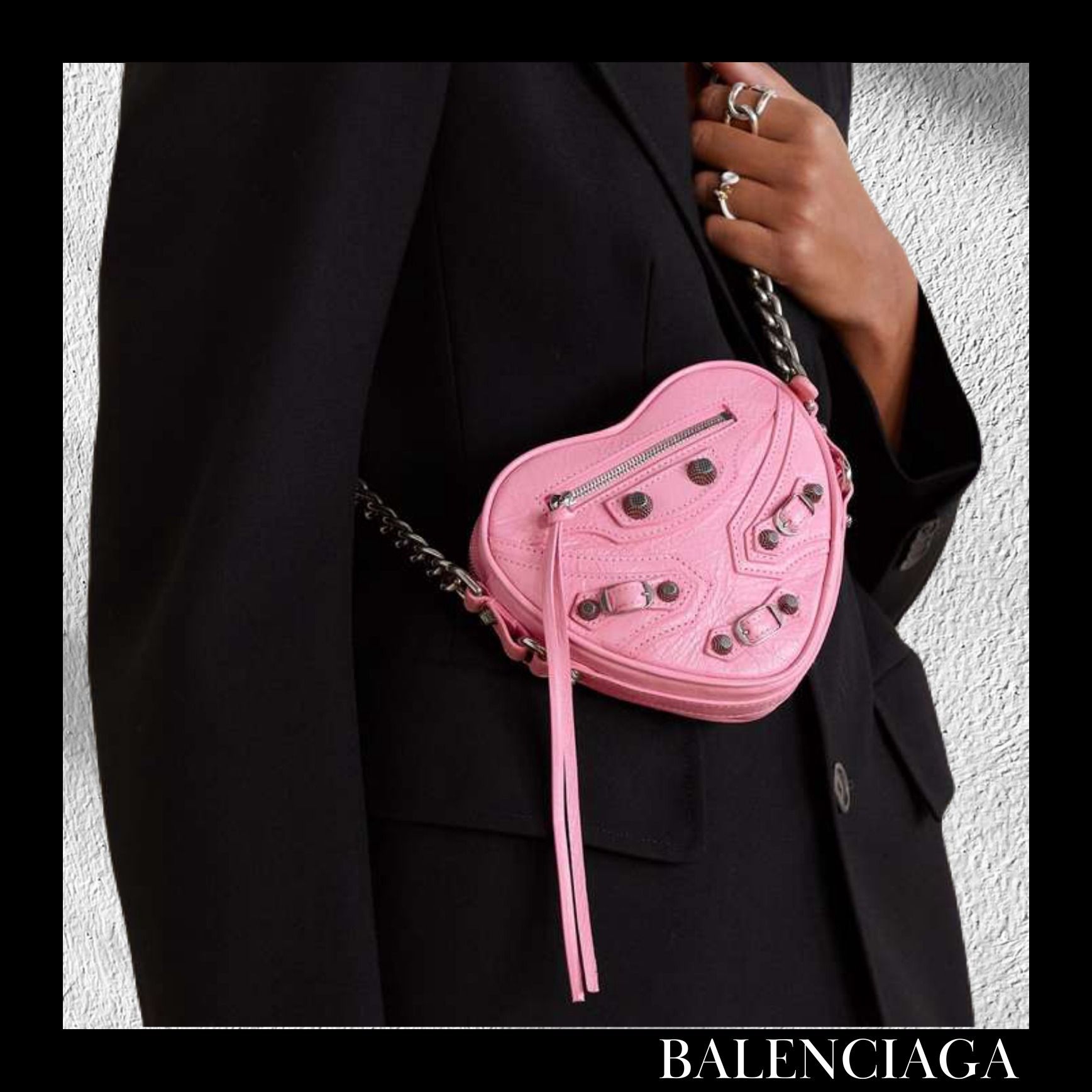送料・関税込み＊ バレンシアガ ショルダーバッグ ハート (BALENCIAGA