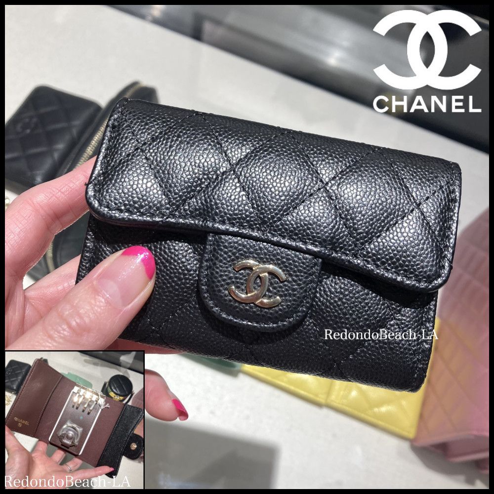 希少】重宝間違いなし☆CHANEL☆キーケース☆カード収納も可 (CHANEL