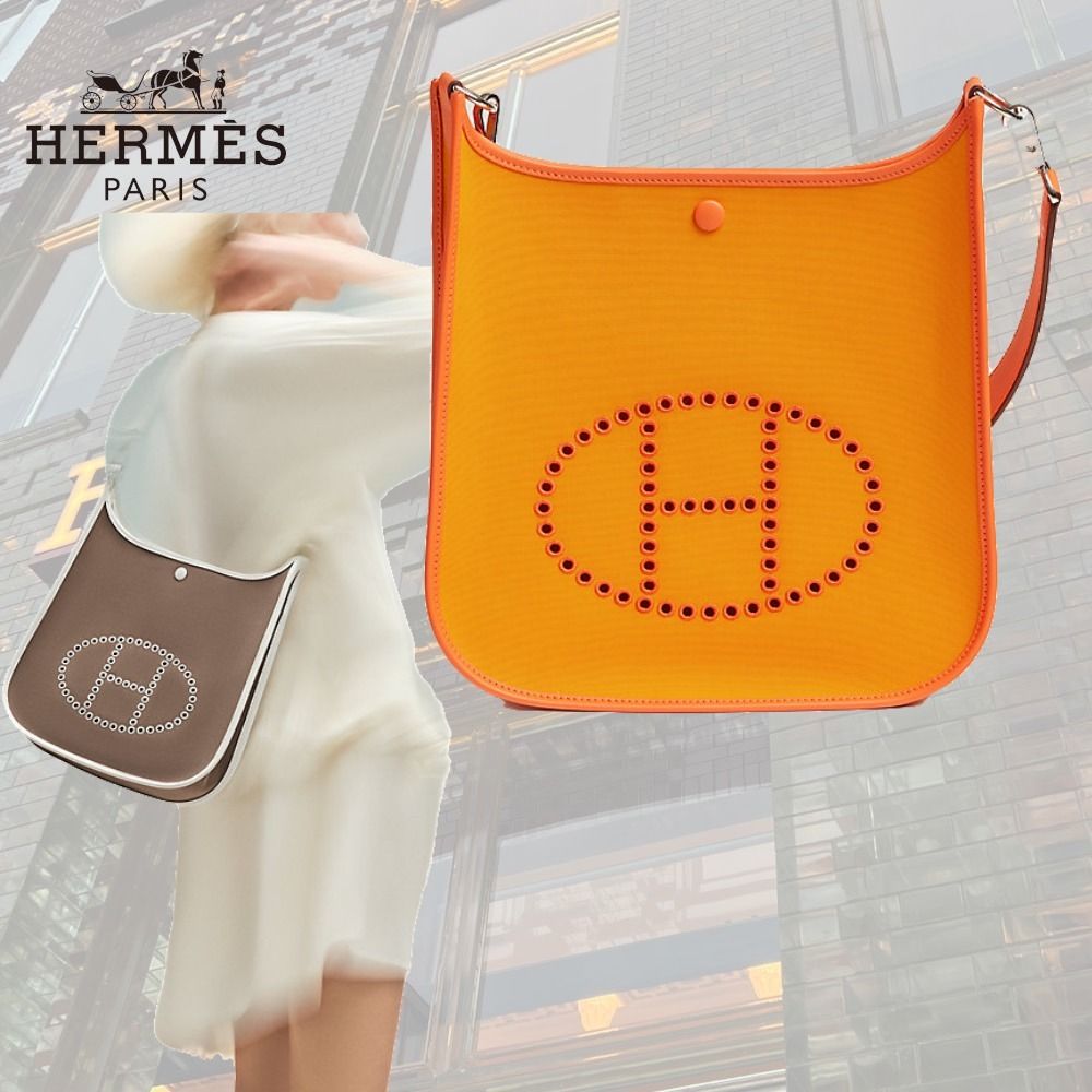 鮮やかカラーが◎】HERMES ネオエブリン29 ショルダーバッグ (HERMES