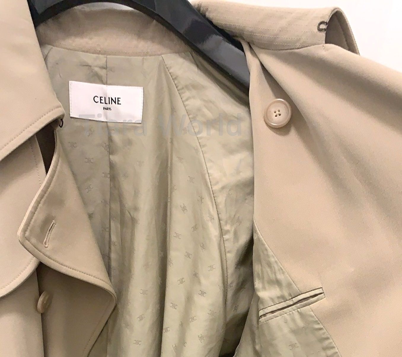 欲しい一着◇CELINE DORIAN コットンギャバジン トレンチコート