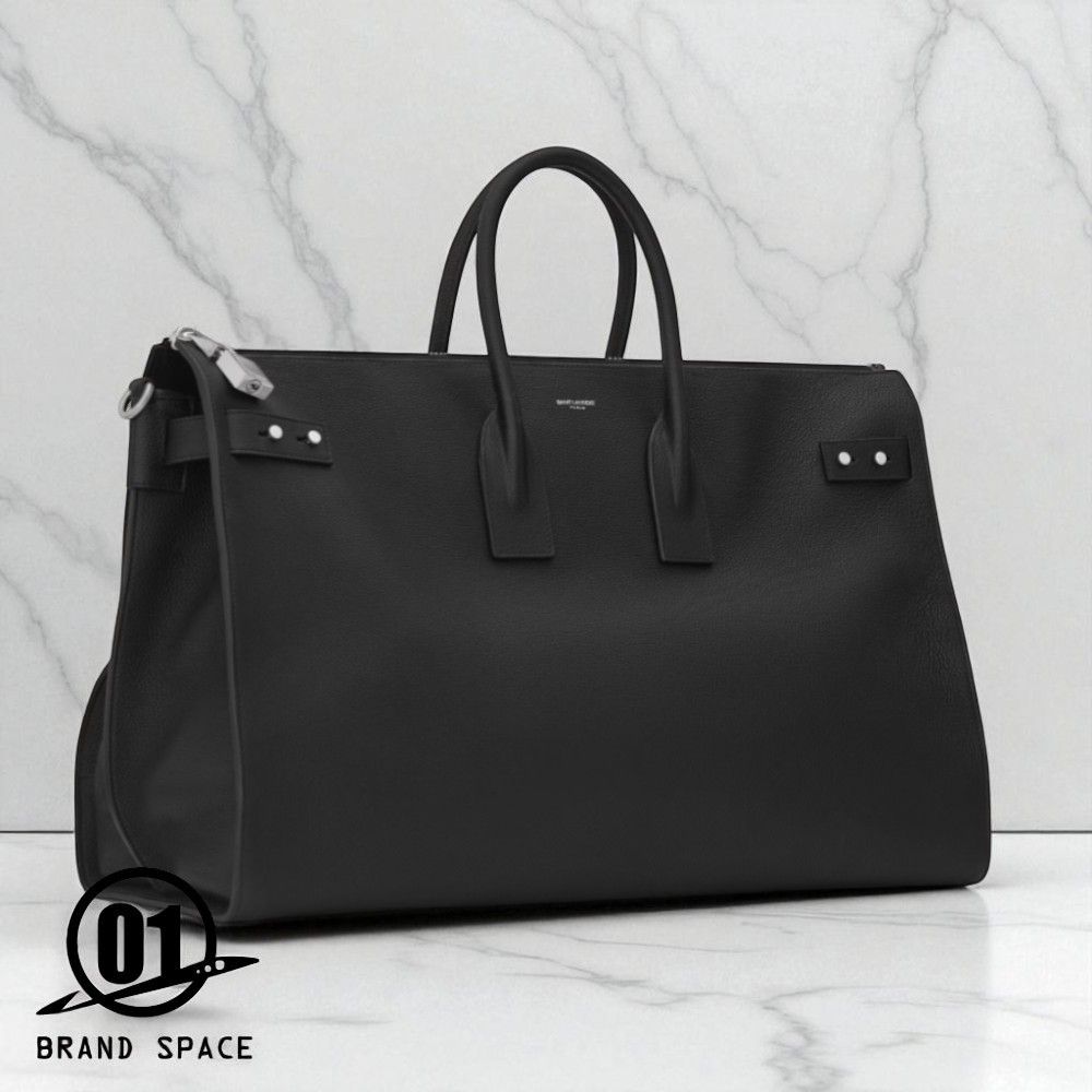 サンローラン グレインレザー SAC DE JOUR 48H ダッフルバッグ (Saint