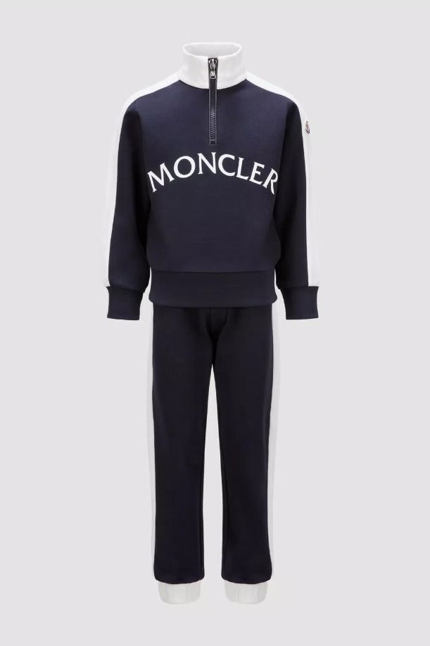 MONCLER 2024春夏新作キッズ スウェットセットアップ 8A/10A (MONCLER