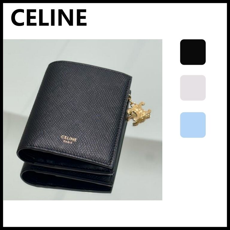 CELINE】セリーヌ コンパクトウォレット トリオンフ チャーム (CELINE