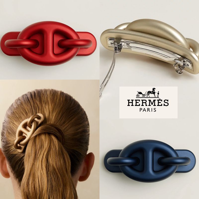 輝】HERMESエルメス バレッタ トリマイヨンPMシェーヌダンクル (HERMES