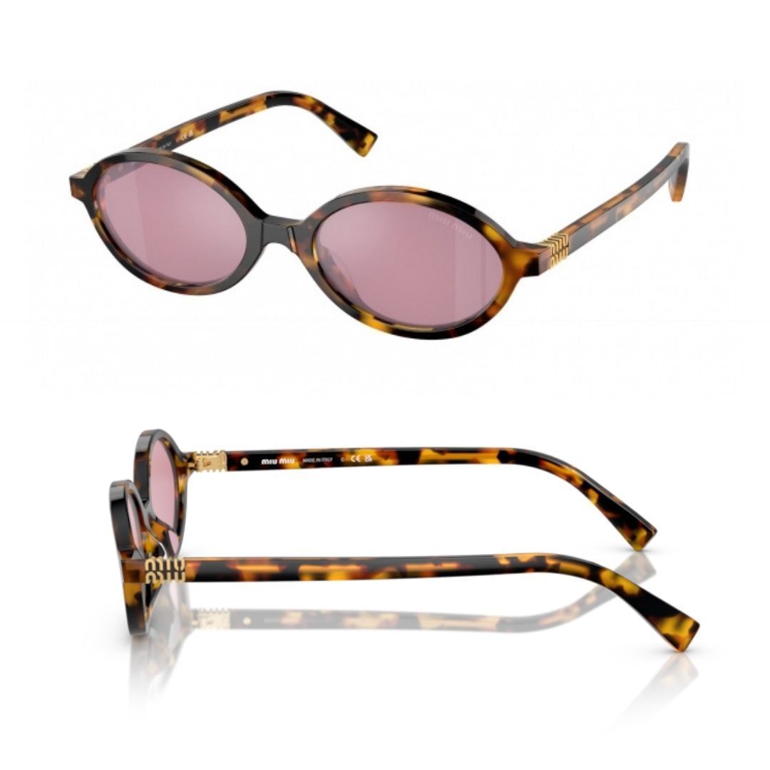 MIUMIU｜MU04ZS ロゴ入りサングラス VAU50D/1AB5S0/14240D (MiuMiu