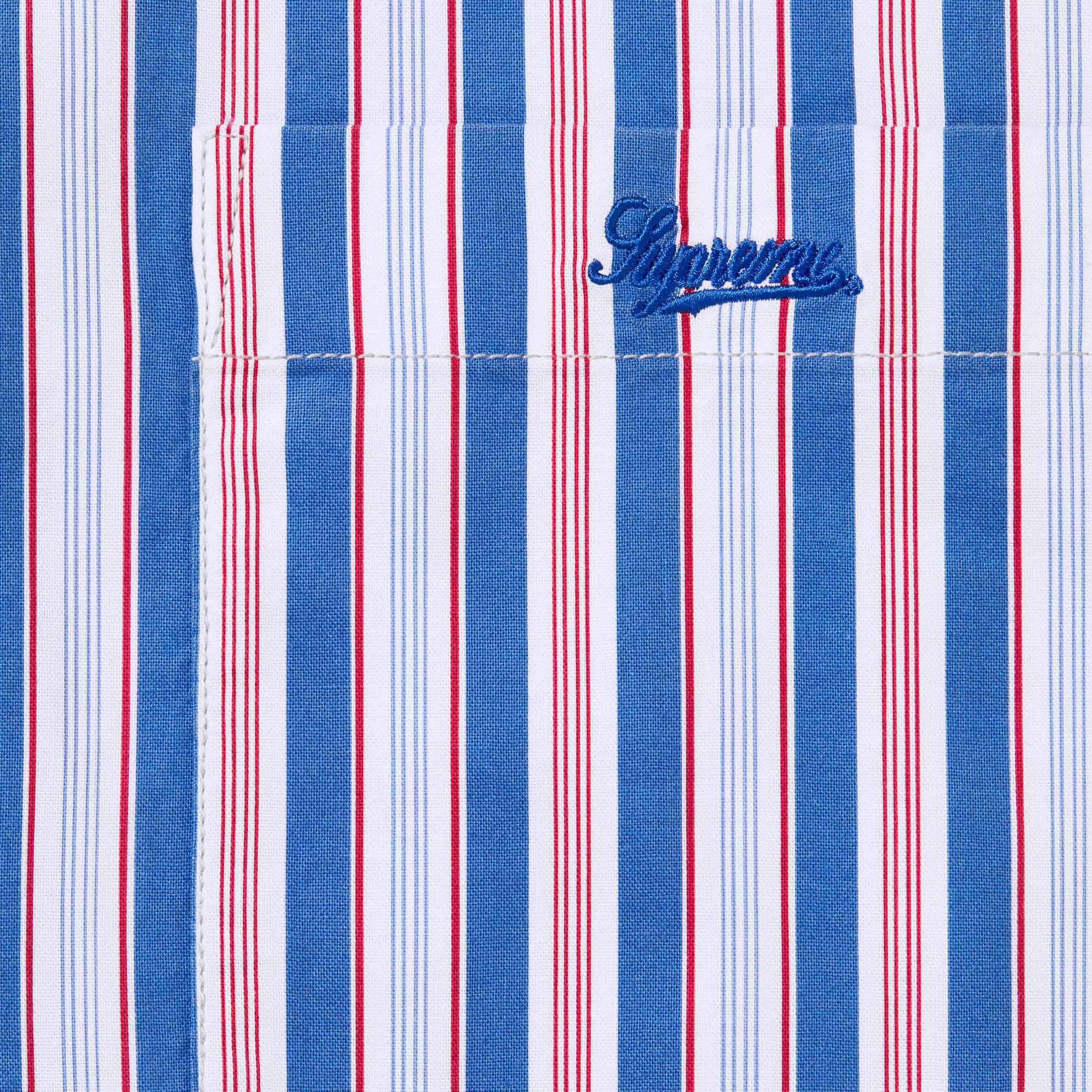 SS24 Supreme Loose Fit Multi Stripe S/S Shirt (Supreme/シャツ