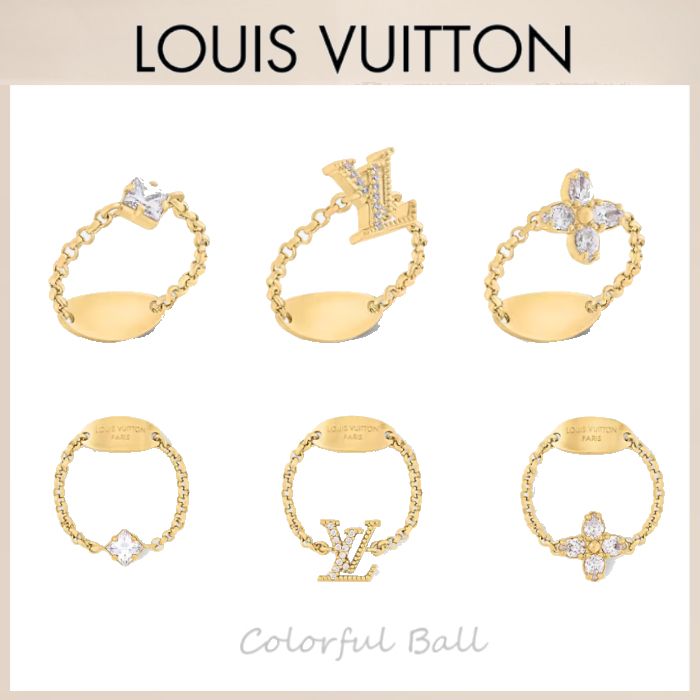国内発送】Louis Vuitton セット リング・レディ LV ゴールド (Louis
