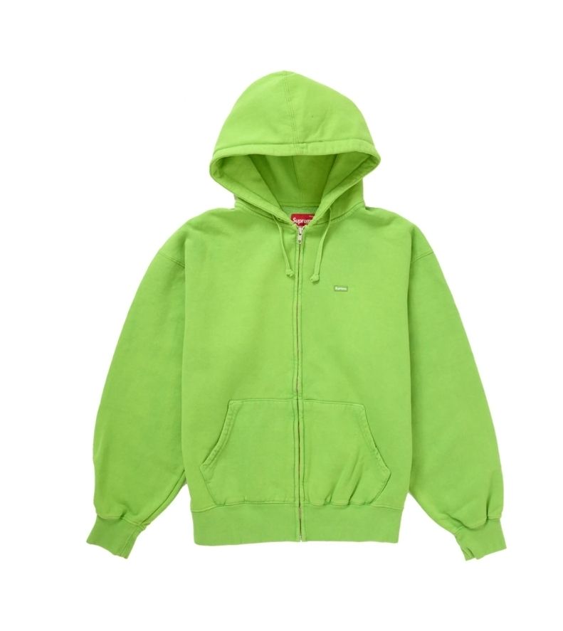 ☆24SS☆Supreme Overdyed Small Box Zip Up Hooded Sweatshirt