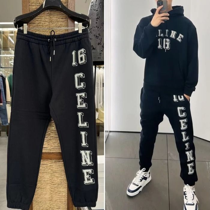☆Celine☆CELINE 16 トラックパンツ / コットンフリース (CELINE
