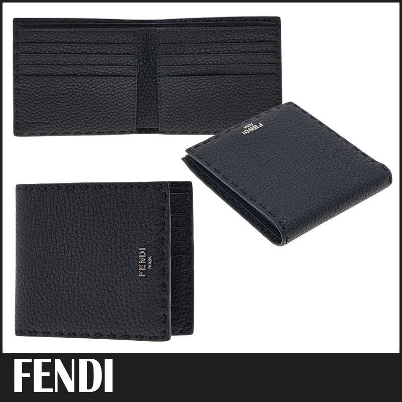 送料関税込☆FENDI フェンディ Selleria 二つ折り財布 メンズ☆ (FENDI