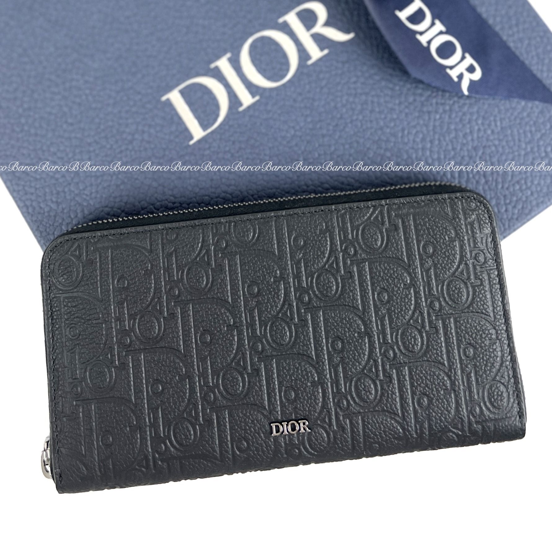 DIOR】ロングジップウォレット☆ディオール グラビティ レザー (Dior