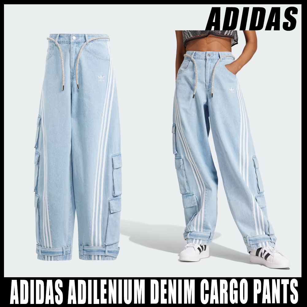 ◇正規品◇ADIDAS ADILENIUM DENIM CARGO PANTS(W)◇関税/送料込