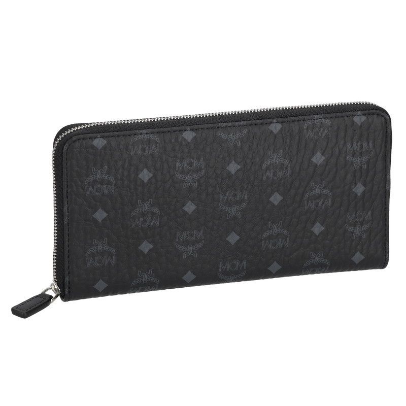 MCM MXLDSTA02-BK001 エムシーエム ラウンドファスナー長財布 (MCM/長