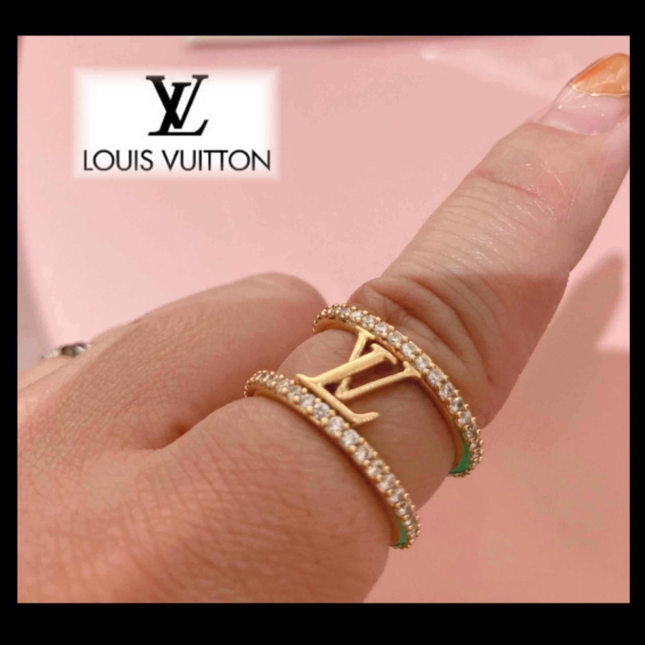 Louis Vuitton】リング・LV アイコニック ストラス (Louis Vuitton