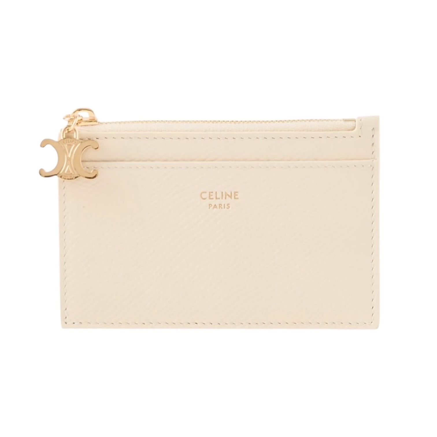 CELINE ☆ ジップ付きカードホルダー トリオンフ チャーム (CELINE