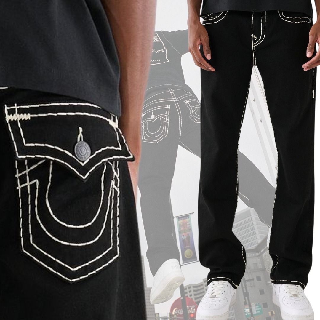 TRUE RELIGION】映える♪RICKY スーパー T ストレートジーンズ (TRUE