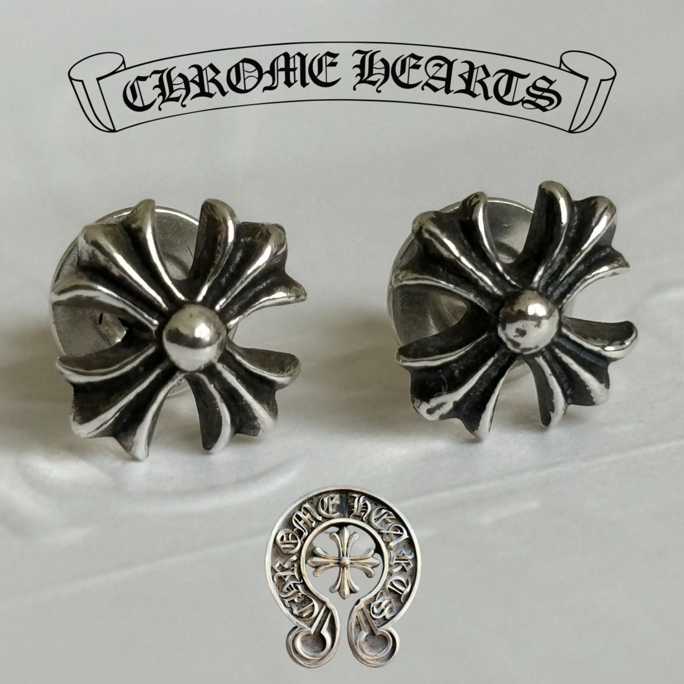 クロムハーツ†超厳選☆セレブも愛用☆CH＋ピアス (CHROME HEARTS