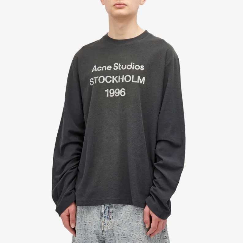 関込】ACNE STUDIOS アクネストゥディオズ◇ロゴ 長袖 Tシャツ (Acne