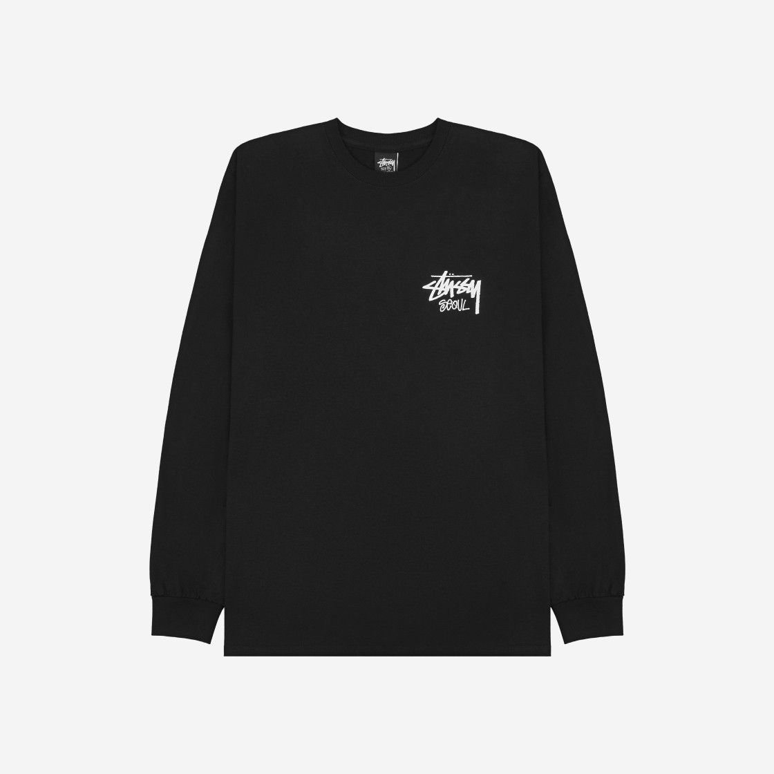 ☆送料無料☆ Stussy Stock Seoul LS T-Shirt Black 2024 ☆ (STUSSY/T