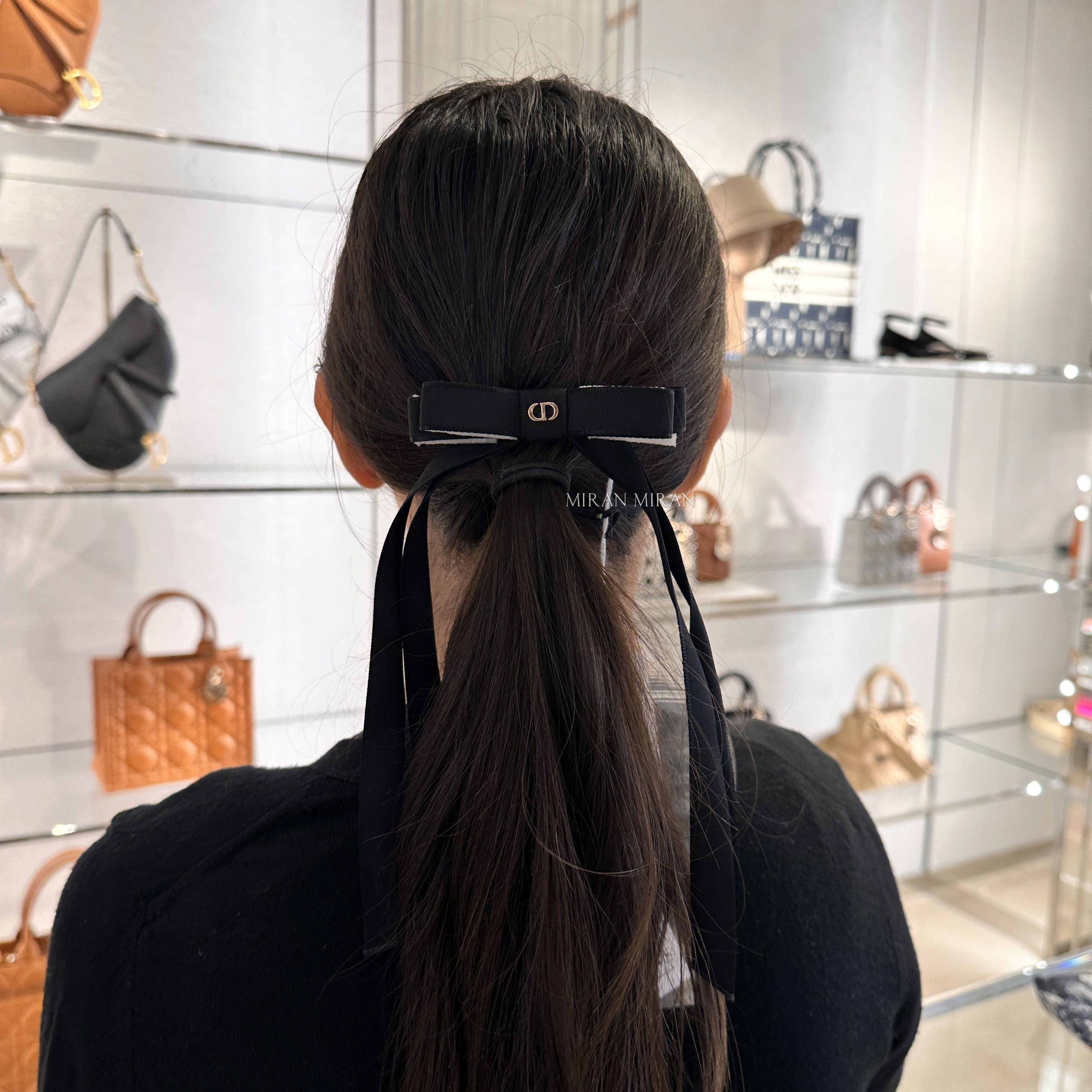 追跡付き発送【Dior】 Dior Twist リボンバレッタ (Dior/ヘア
