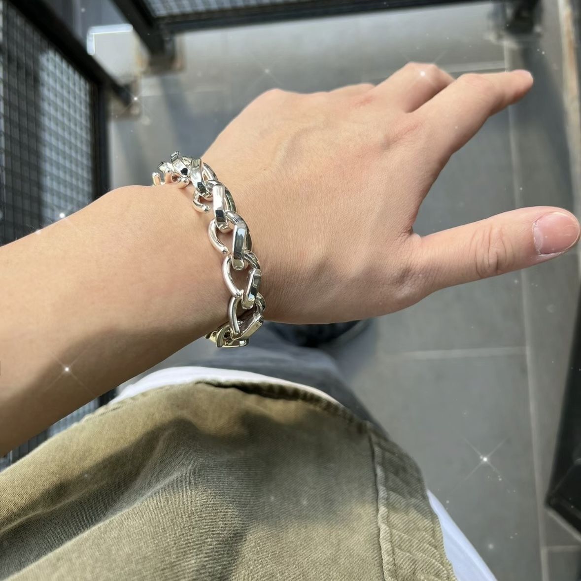 ☆Tiffany☆ティファニー フォージ ラージ リンク ブレスレット