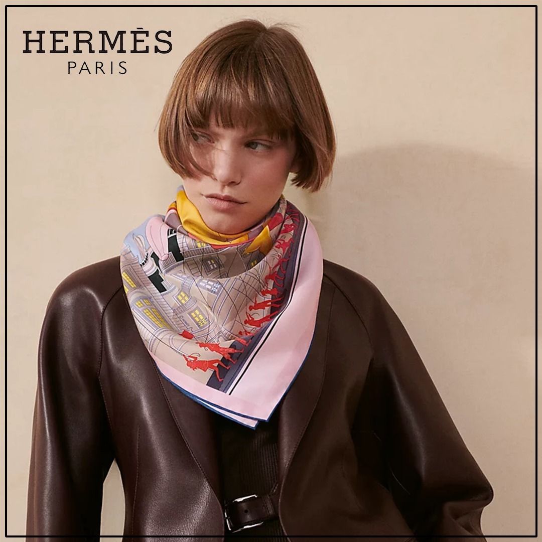 スカーフ【HERMES】カレ90 エルメス・パラード 5色 (HERMES/スカーフ