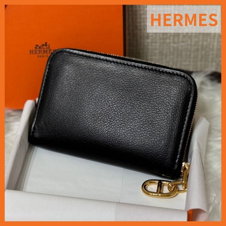 エルメス ジップアンゴー カードケース シェーヌダンクル (HERMES