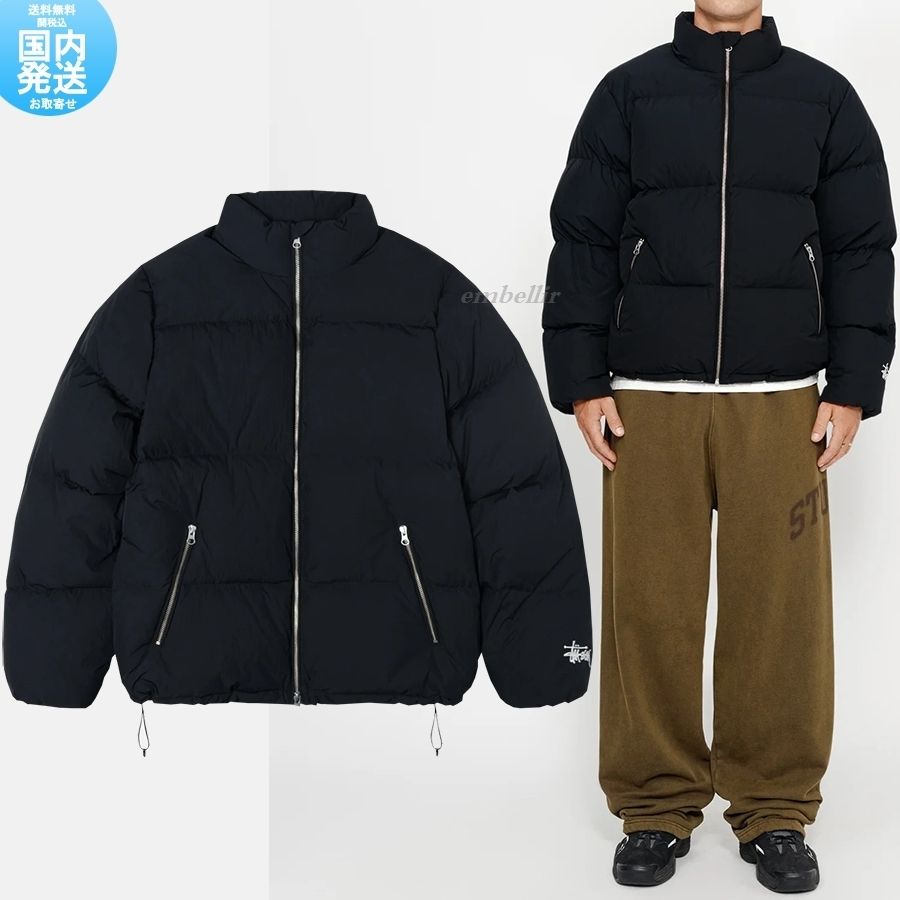国内配送 送料関税込 日本完売品 STUSSY DOWN PUFFER NYLON (STUSSY