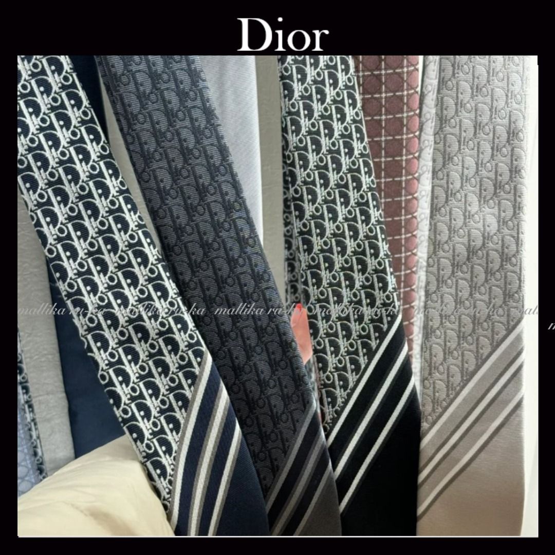 すぐ届く☆国内発【DIOR】ディオール オブリーク ネクタイ (Dior